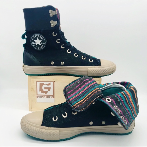 converse fold down high tops